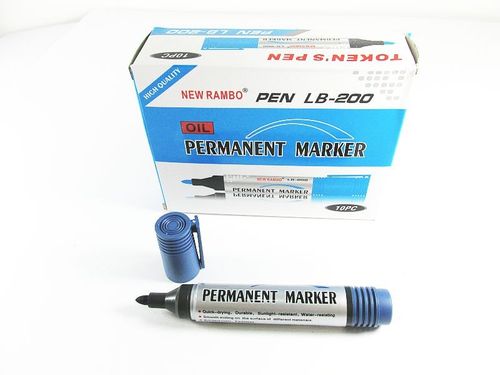 2 szt.Marker permanentny okrągły NIEBIESKI na Arena.pl