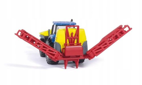 1799- SIKU TRAKTOR NEW HOLLAND Z OPRYSKIWACZEM METAŁ + PLASTIK 3+ na Arena.pl