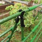 łącznik prosty do tyczek ogrodowych 16mm 10 sztuk