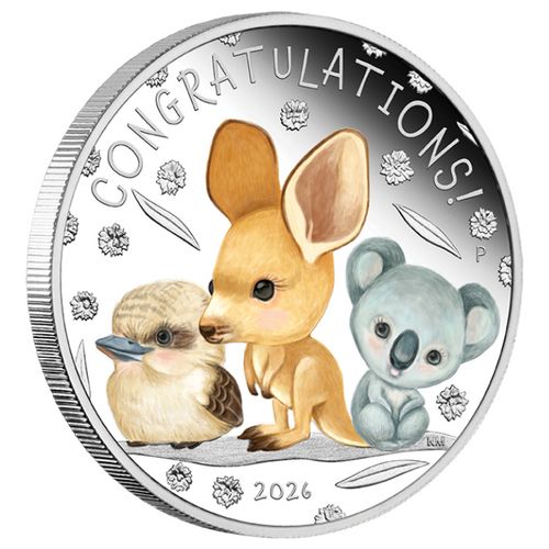 Newborn kolorowany 1/2 uncji Srebra 2026 Proof na Arena.pl