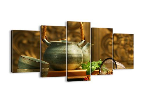Obraz Na Płótnie - Imbryk Herbata - 160X85 Cm - Ea160X85-2628 na Arena.pl