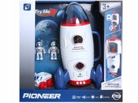 DUŻA RAKIETA KOSMICZNA + KOSMONAUTA ŚIATŁO DŻWIĘK