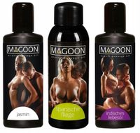 3X Olejek Do Masażu Erotycznego Magoon Jaśmin +Hiszpańska Mucha +Orientalny