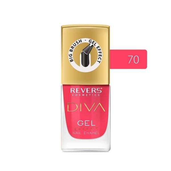 r nail polish diva gel effect 070 tips zdjęcie 1