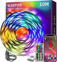 TAŚMA LED KSIPZE RGB BLUETOOTH 10 METRÓW Z PILOTEM STEROWANIA