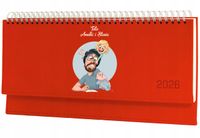 Terminarz dla taty z imienniem 2026 tygodniowy kalendarz leżący biurkowy