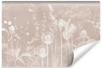 Fototapeta Do Jadalni POLNE Rośliny Kwiaty Retro Natura 360cm x 240cm