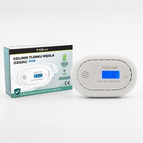 CZUJNIK CZADU TLENKU WĘGLA CO-Tech CO11 | BATERIA NA 10 LAT | CERTYFIKOWANY na Arena.pl