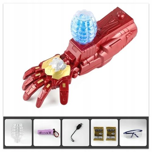 PISTOLET AUTOMATYCZNY NA KULKI ŻELOWE WODNE KARABIN DUŻY GUN IRON MAN na Arena.pl