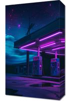 Obraz 30x50cm Moc Neonowej Nocy