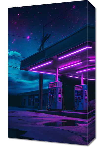 Obraz 30x50cm Moc Neonowej Nocy zdjęcie 1