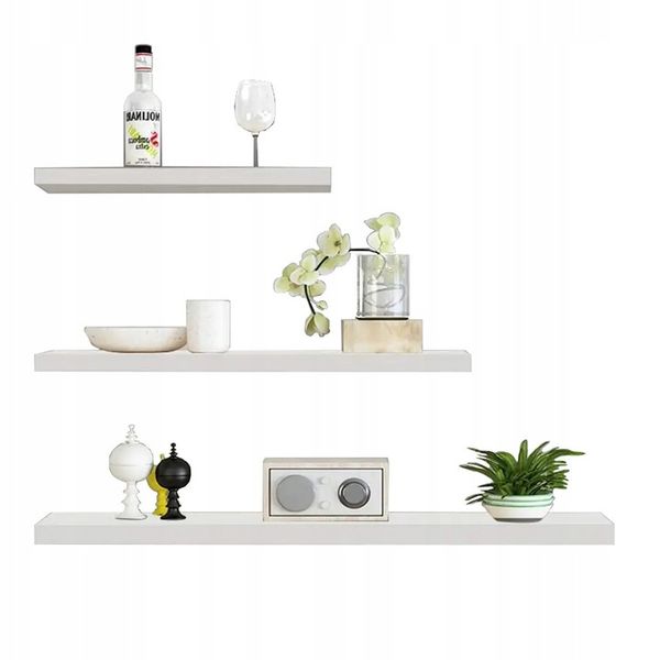 Zestaw Półek Ściennych Wiszących ARLES 30 40 50cm zdjęcie 1