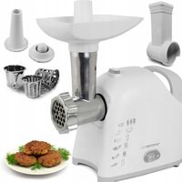 MOCNA elektryczna MASZYNKA do MIELENIA MIĘSA wyrabianie KIEŁBAS SZATKOWNICA