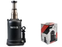 YATO PODNOŚNIK HYDRAULICZNY DWUSTOPNIOWY SŁUPEK BUTELKOWY WYSOKI 12T YT1715