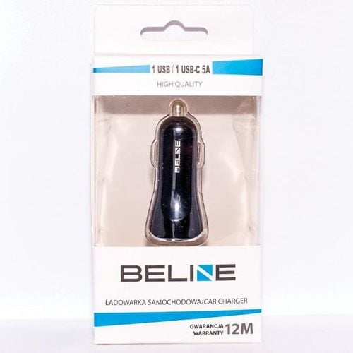 beline ład. sam. 1xusb i 1xusb-c 5a 30wczarny/black (only head) na Arena.pl
