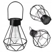 OGRODOWA WISZĄCA LAMPA LED - LAMPION SOLARNY