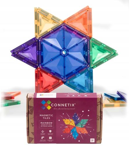 Connetix 30 el. klocki magnetyczne Geometry Pack geometryczne na Arena.pl