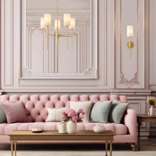 Lampa ścienna DARLING złota 53 cm na Arena.pl