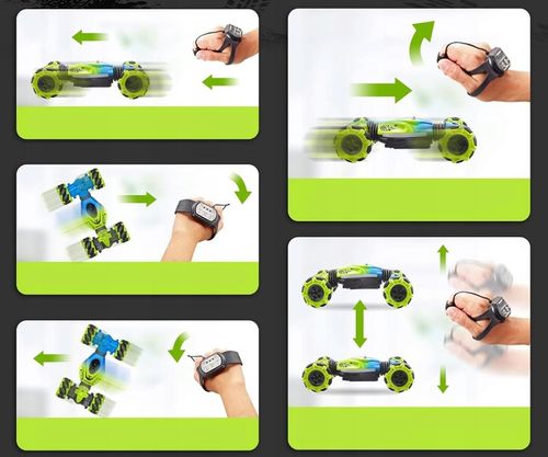 SAMOCHÓD ZDALNIE STEROWANY GESTAMI RĘKĄ AUTO TWISTER STUNT DRIFT 4X4 360° na Arena.pl