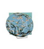 TALERZE DESEROWE DUO VAN GOGH MIGDAŁOWIEC X 2 SZT NA PREZENT