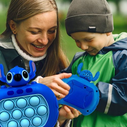 GRA POP IT POPIT STICH GAME ELEKTRYCZNA ZRĘCZNOŚCIOWA + 3 BATERIE GRATIS na Arena.pl