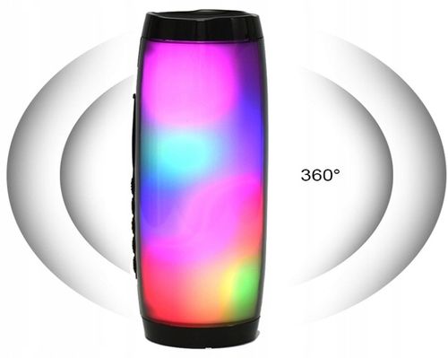 Głośnik Bluetooth BOOMBOX Mobilny USB RADIO LED MP3 Bezprzewodowy Przenośny na Arena.pl