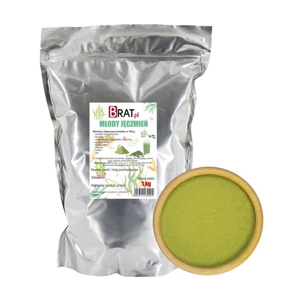 Polski młody jęczmień 1kg zdjęcie 1