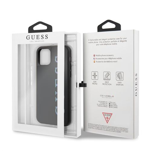 Guess Double Layer Glitter Case Logo Multicolor - Etui iPhone 11 Pro (Black/Multicolor) na Arena.pl