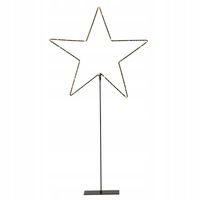 Dekoracja gwiazda stojąca z oświetleniem Led MIRA 65 cm wysokości