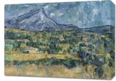 Obraz 70x50cm Mont Sainte-Victoire, Paul Cezanne Vintage Salon