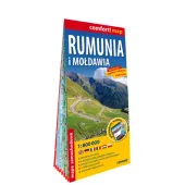 Rumunia i Mołdawia. Laminowana mapa samochodowo-turystyczna, 1:800 000