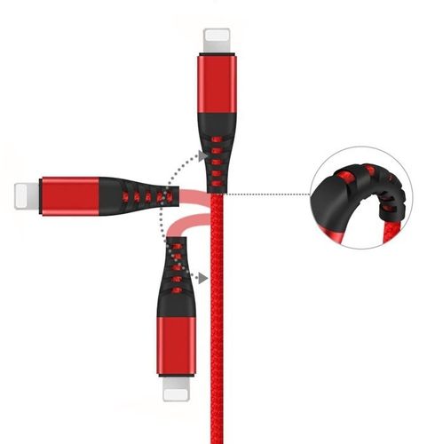 LIGHTNING IPHONE WZMOCNIONY KABEL USB 1M na Arena.pl