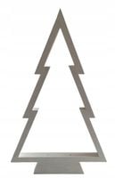 Choinka drewniana baza BIAŁA 60cm