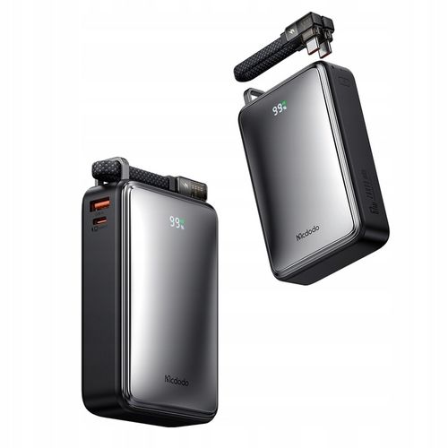 MCDODO POWERBANK 20000MAH Z WYŚWIETLACZEM 3X USB USB-C 67W + KABEL USB-C PD na Arena.pl