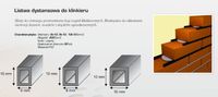 LISTWA DYSTANSOWA DO CEGŁY KLINKIEROWEJ 8*10MM 2MB - SL L8*10