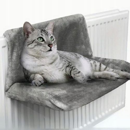 LEGOWISKO WISZĄCE PLUSZOWE HAMAK DLA KOTA NA KALORYFER BALKON na Arena.pl