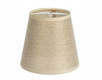 ABAŻUR KLOSZ MONTE CARLO ZŁOTY PCV TKANINA 8x12x11