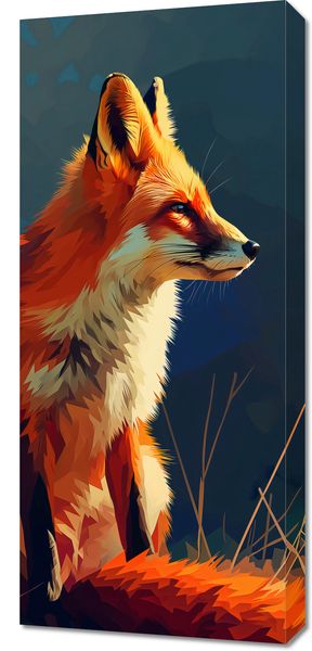 Obraz 40x90cm Spojrzenie Lisicy zdjęcie 1