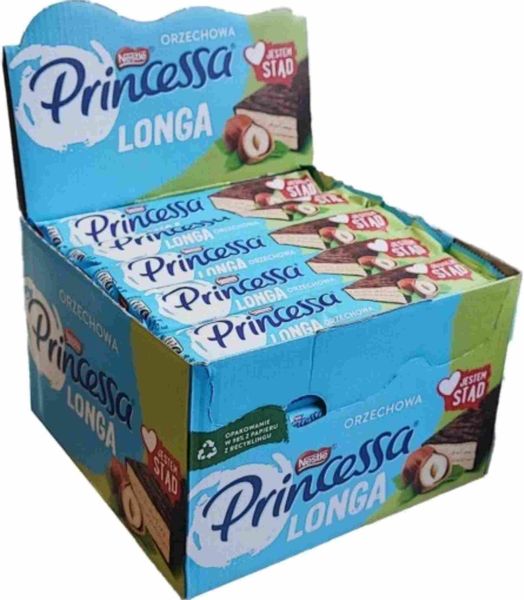 (x30) PRINCESSA Longa Orzechowa 40g zdjęcie 1