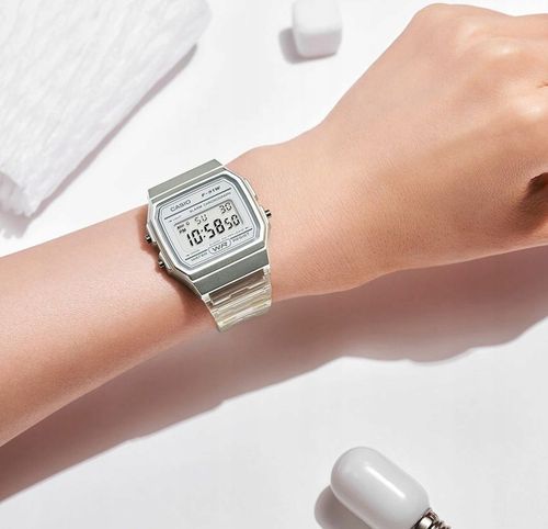 CYFROWY ZEGAREK CASIO F-91WS-7EF RETRO SPORT KLASYK MAŁY UNISEX +BOX 35mm na Arena.pl