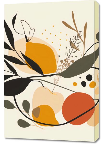 Obraz 60x90cm Botaniczny Wir zdjęcie 1