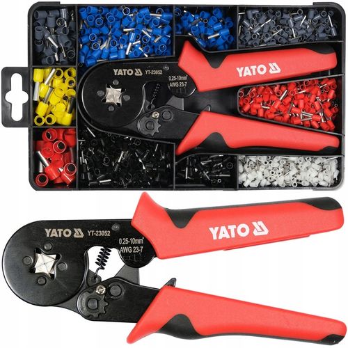 ZACISKARKA DO KONEKTORÓW KOŃCÓWEK + 1200 TULEJEK na Arena.pl