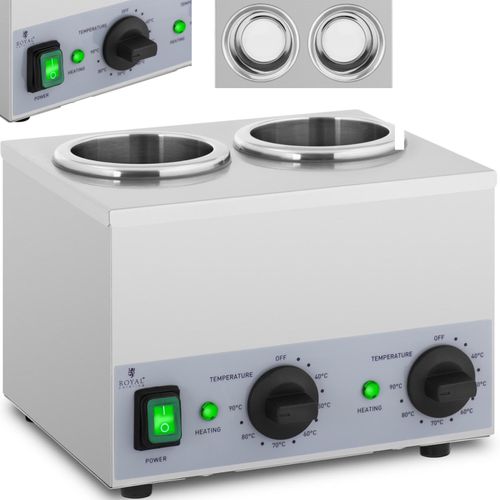 Podgrzewacz do butelek sosów na ciepło 2x 1L 40-90C 400W na Arena.pl