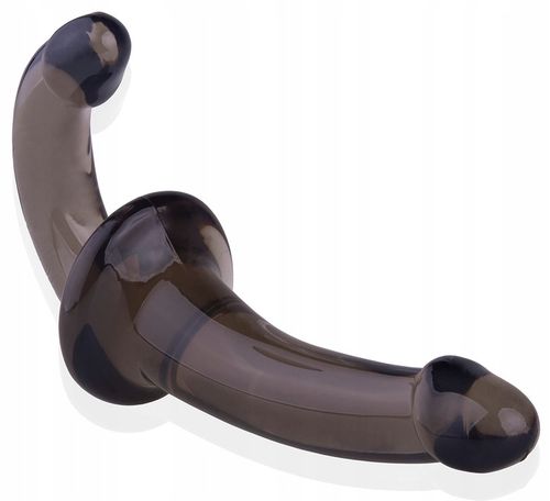 DWUSTRONNY ŻELOWY PENIS STRAP ON DLA PAR BEZ PASÓW na Arena.pl