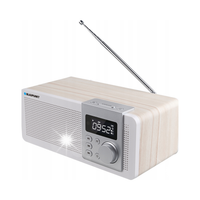 Blaupunkt PP14BT Przenośne radio FM Bluetooth Alarm Drewno Design