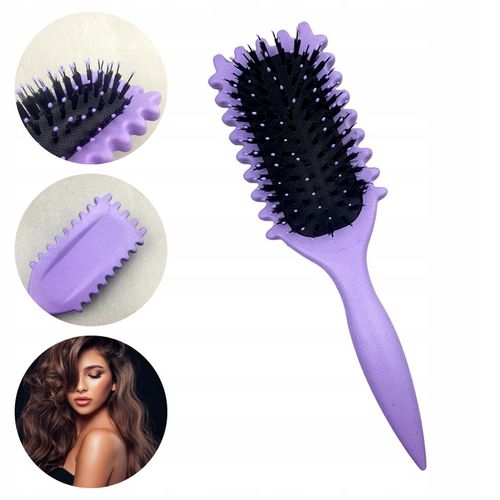 Szczotka Do Włosów Kręconych Definiująca Loki Włosie Dzika Do LokówFiolet na Arena.pl