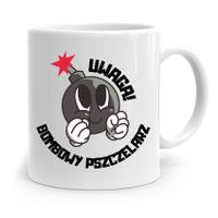 Kubek Prezent Pszczelarza Uwaga Bombowy Pszczelarz Z Nadrukiem Ze Zdjęciem