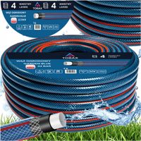 WĄŻ OGRODOWY 4-WARSTWOWY 22 BAR 3/4" 20M WZMOCNIONY DO WODY PRODUKT POLSKI