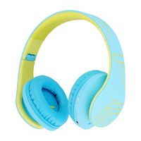 Słuchawki DLA DZIECI PowerLocus KIDS bluegreen bezprzewodowe BLUETOOTH etui