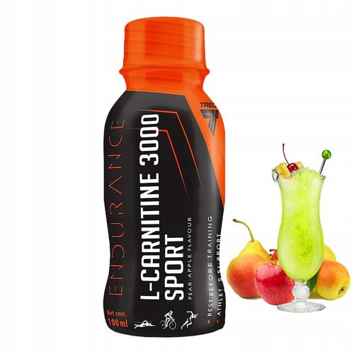 SHOT KARNITYNA REDUKCJA L-CARNITINE 3000 SPORT 12x100ml PEAR-APPLE na Arena.pl